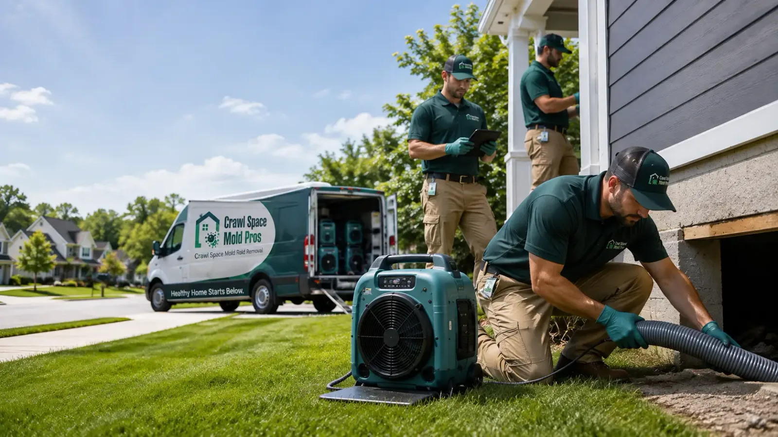 Crawl Space Mold Removal in Oxford, WI